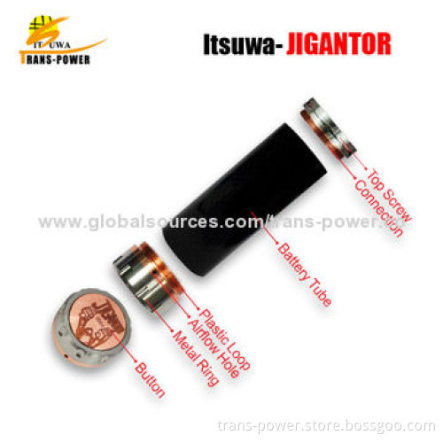 Itsuwa Jigantor 4,000mAh magnetic bottom button carbon fiber mechanical vapor mod